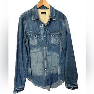 Denim Button Down Shirt